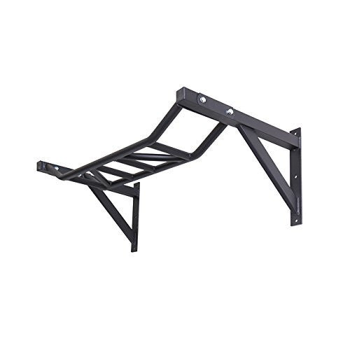 Gronk Wall Mount Multi-Grip Pull up Bar Gronk Fitness Products Miscellaneous strength accessories, push up bars, chin up bars, trx, gym rings gronkfitness_multi-grip-pull-up-bar-wall-mounted_view-3
