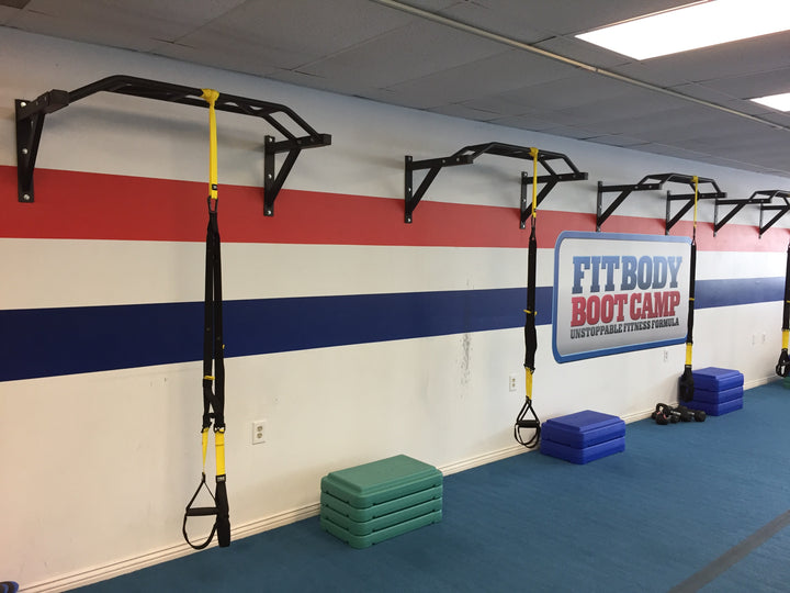 Gronk Wall Mount Multi-Grip Pull up Bar Gronk Fitness Products Miscellaneous strength accessories, push up bars, chin up bars, trx, gym rings gronkfitness_multi-grip-pull-up-bar-wall-mounted_view-8