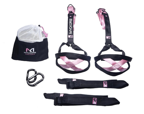 MYOKORE BODY-WEIGHT TRAINER, PINK/BLACK - Final Stock G&G Fitness Equipment Aerobics; aerobic step, HR straps gronkfitness_myokore-body-weight-trainer-pink-black_main