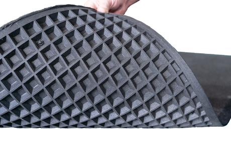 Guardian Shok-Lok 2' x 2' Beveled Corner Rubber Tile Guardian Equipment Mats, large non-padded interlocking mats guardian_shoklok_installed_1_001305fe-8a68-4b38-a83d-99c18fe743f5
