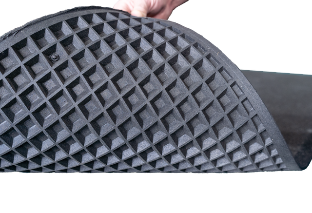 Guardian Shok-Lok 2' x 2' Beveled Corner Rubber Tile Guardian Equipment Mats, large non-padded interlocking mats guardian_shoklok_installed_1_001305fe-8a68-4b38-a83d-99c18fe743f5