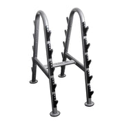 Element Fitness barbell rack angled view