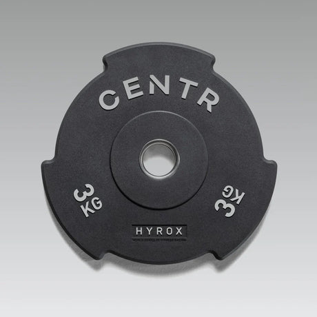 Centr HYROX Official Competition Edge Bumper Plate 3 kg Hyrox Variant(s) - KGWeight hyrox-official-competition-edge-bumper-plate-8937489