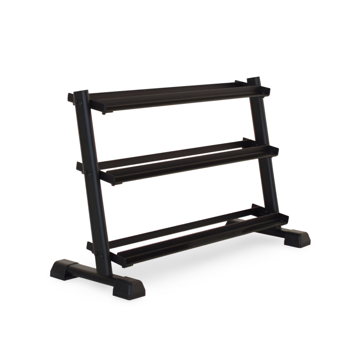 Inspire 3-Tier Dumbbell Rack Inspire Dumbell racks, power block stand, plate and bar storage, kettlebell racks, ball racks inspire_3-tier-dumbbell-rack_main