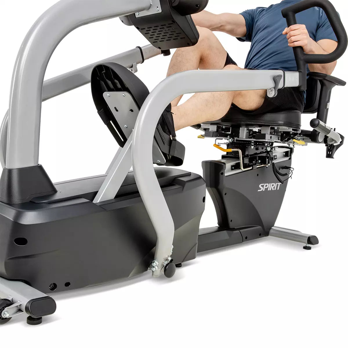Spirit Fitness CRS800S Recumbent Stepper w/ Swivel Seat - Final Stock Spirit Steppers, recumbent steppers, Heavy , commercial l-f_3-4_bottom__jpg_e6cbf20e-ab1f-4127-92f2-b9dcaa741d25