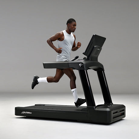 Life Fitness Club Series+ Treadmill w/SE4 Console Life Fitness Treadmill; Residentail Commercial Frame over 350lbs life-fitness_club-series-treadmill-w-se4-console_view-2
