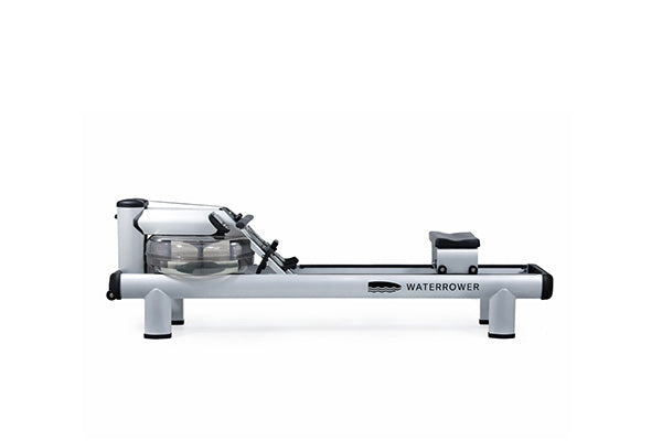 WaterRower Metallic M1 HiRise Rowing Machine WaterRower Variant(s) - Colors m1-hirise-silver-detail