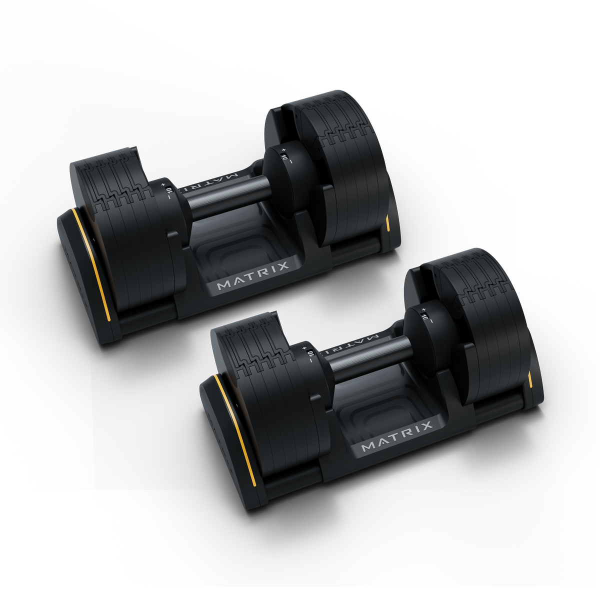 Matrix 50 lb Adjustable Dumbbells Matrix Dumbbells matrix_50-lb-adjustable-dumbbells_view-3
