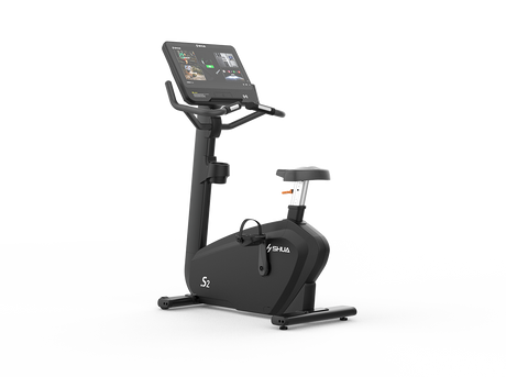 Shua B9100U Upright Bike, Touch, studio render 1 of 4