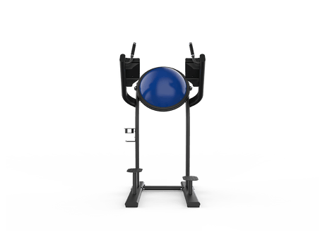 Shua G6386 Leg Raise leg raise station, studio render 2 of 3