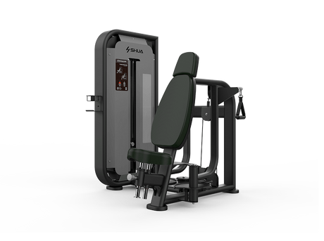 Shua G6802 Pec Fly selectorized machine, studio render 1 of 3