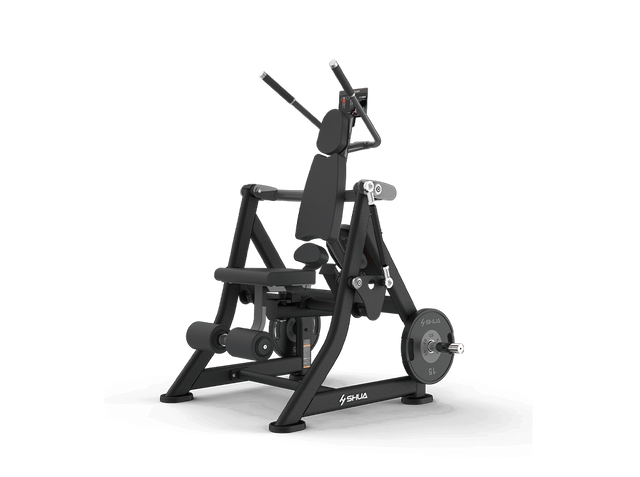 Shua G6915 Abdominal Oblique Crunch plate loaded machine, studio render 1 of 3