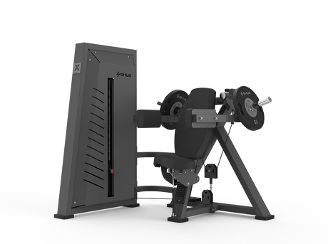 Shua G7706 Hybrid Lateral Raise selectorized machine, studio render 1 of 2
