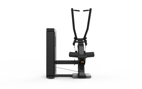 Shua G8803 Lat Pulldown selectorized machine, studio render 2 of 4