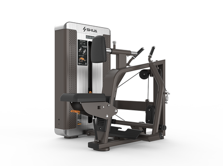Shua G8804 Low Row selectorized machine, studio render 2 of 5