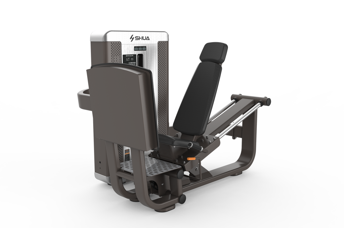 Shua G8805 Seated Leg Press selectorized machine, studio render 5 of 5