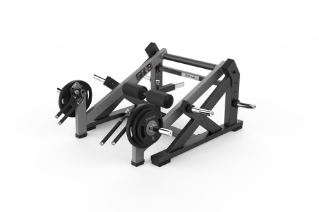 Shua G8914 Squat Lunge plate loaded machine, studio render 2 of 2