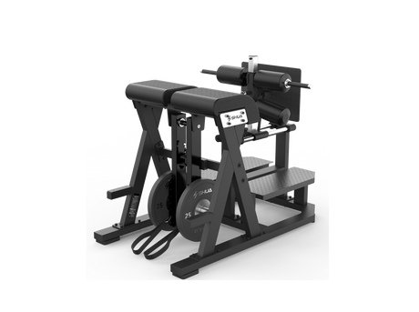 Shua G8924 Glute Ham Bench, studio render 1 of 2