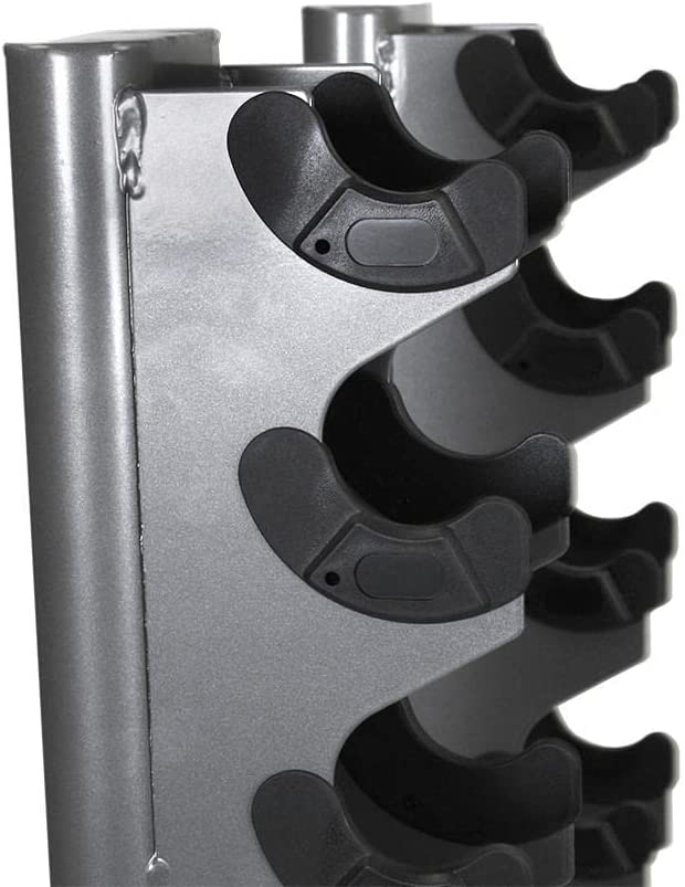TKO 10 Pair Vertical Dumbbells Rack - Final Stock TKO Dumbell racks, power block stand, plate and bar storage, kettlebell racks, ball racks tko_10-pair-vertical-dumbbells-rack_view-2