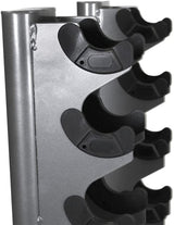 TKO 10 Pair Vertical Dumbbells Rack - Final Stock TKO Dumbell racks, power block stand, plate and bar storage, kettlebell racks, ball racks tko_10-pair-vertical-dumbbells-rack_view-2