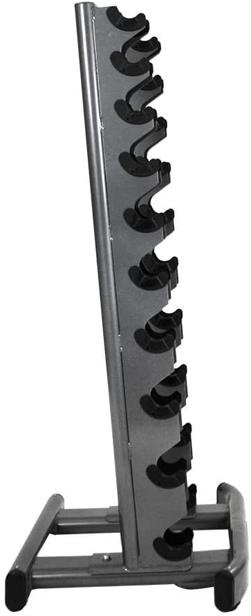 TKO 10 Pair Vertical Dumbbells Rack - Final Stock TKO Dumbell racks, power block stand, plate and bar storage, kettlebell racks, ball racks tko_10-pair-vertical-dumbbells-rack_view-3