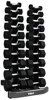 TKO 10 Pair Vertical Dumbbells Rack - Final Stock TKO Dumbell racks, power block stand, plate and bar storage, kettlebell racks, ball racks tko_10-pair-vertical-dumbbells-rack_view-4