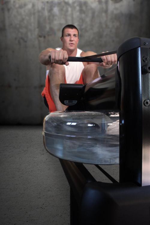 WaterRower Gronk M1 HiRise Rowing Machine Black - Final Stock WaterRower Rowers, Cross-Row waterrower_gronk-m1-with-hirise-1_view-6
