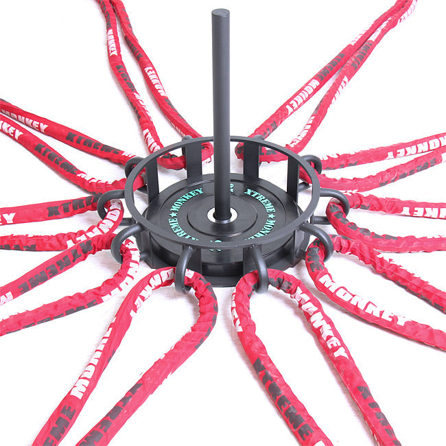 XM Fitness 10-Station Battle Rope Anchor XM Fitness Aerobics; aerobic step, HR straps xm-fitness_10-station-battle-rope-anchor_view-3