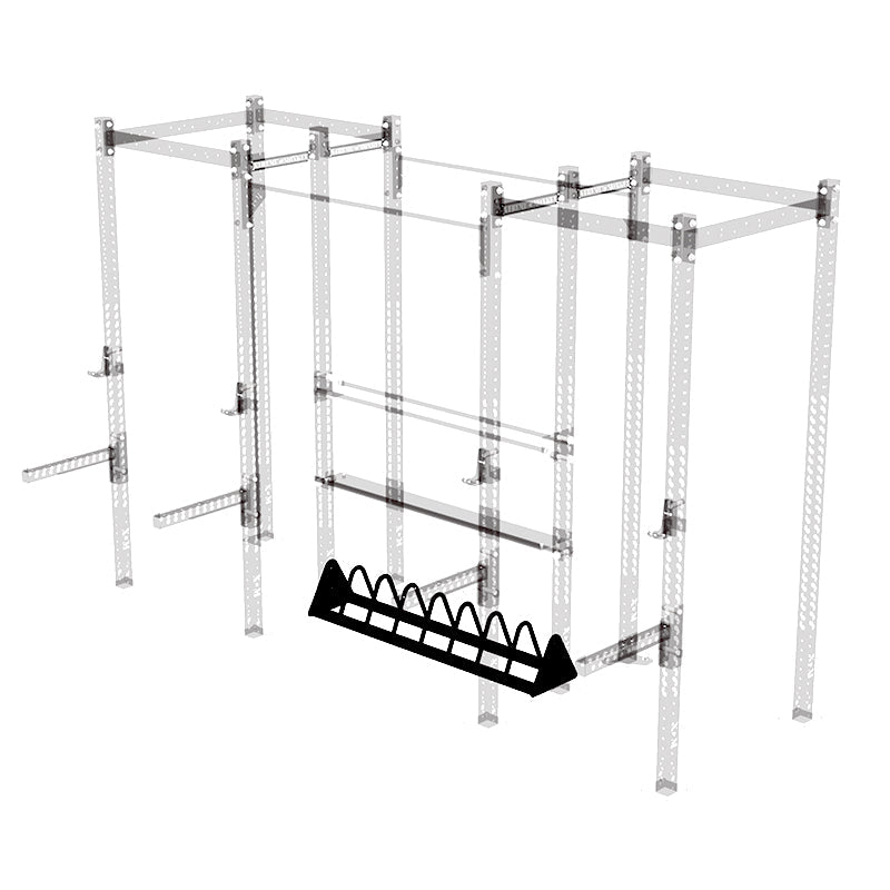 XM Fitness Bumper Plate Storage Unit XM Fitness J-hooks, dip attachments, etc xm-fitness_bumper-plate-storage-unit_view-4