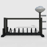 XM Cross Training Functional Storage Rack XM Fitness Dumbell racks, power block stand, plate and bar storage, kettlebell racks, ball racks xm-fitness_cross-training-functional-storage-rack_view-2