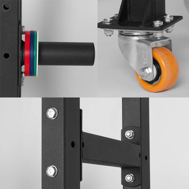 XM Fitness Crossbox Storage Racking System XM Fitness Dumbell racks, power block stand, plate and bar storage, kettlebell racks, ball racks xm-fitness_crossbox-storage-racking-system_view-3
