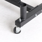 XM Fitness Olympic Bumper Plate Holder XM Fitness Dumbell racks, power block stand, plate and bar storage, kettlebell racks, ball racks xm-fitness_olympic-bumper-plate-holder_view-2