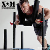 XM Red Sled Drive Pad XM Fitness Agility and Speed; jump ropes, climbing and battle ropes, ladders, sled, interval timer xm-fitness_red-sled-drive-pad_view-3