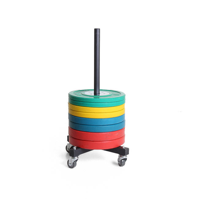 XM Vertical Bumper Plate Storage XM Fitness Dumbell racks, power block stand, plate and bar storage, kettlebell racks, ball racks xm-fitness_vertical-bumper-plate-storage_view-3