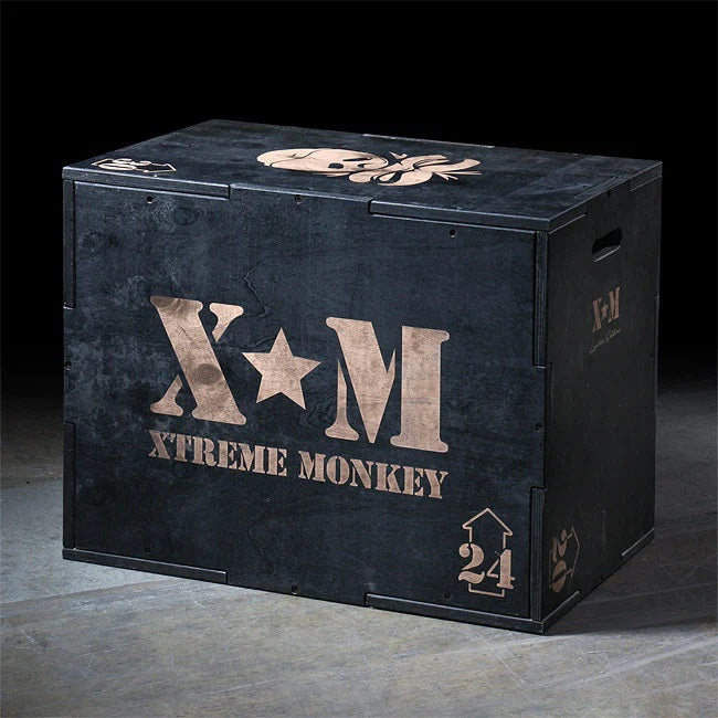 XM Wood Plyo Box Black XM Fitness Balance and stability; bosu, swiss, plyo-box xm-fitness_wood-plyo-box-black_main