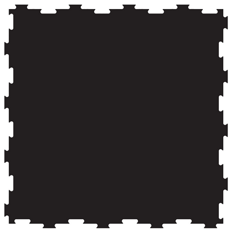 Interlocking Rubber Gym Floor Tiles Rec Surfaces Variant(s) - Size|Color 2x2black