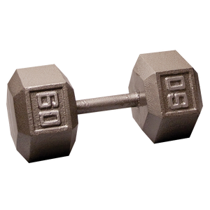 Body Solid Iron Hex Standard Dumbbell Gray