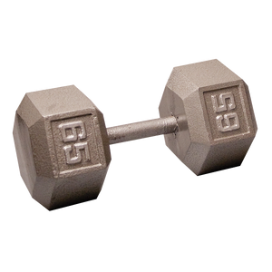 Body Solid Iron Hex Standard Dumbbell Gray