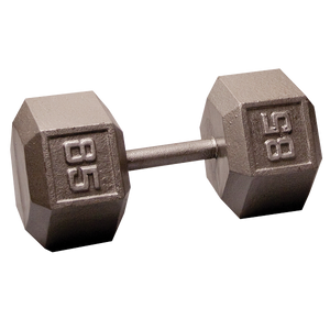 Body Solid Iron Hex Standard Dumbbell Gray